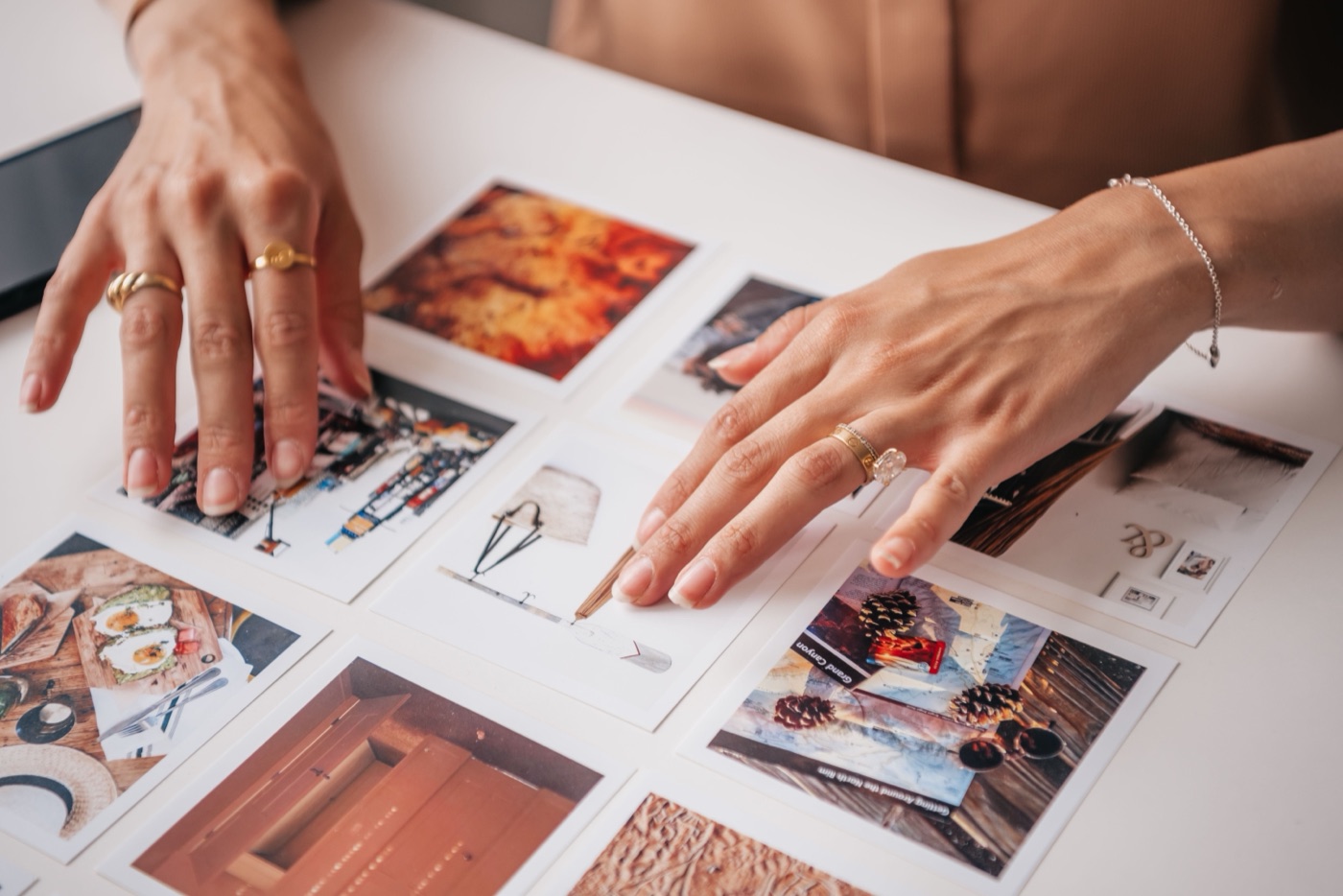 Sélection de visuels — travail de positionnement stratégique